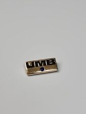 UMB Employee Service Pin Tie Tack w/ Chain & Bar 10K Gold Sapphire OC Tanner picture