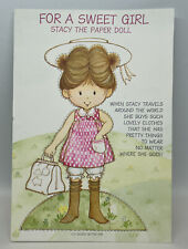 Vtg Hallmark Birthday Stacy the Paper Doll Greeting Card Hat Boots Unused picture