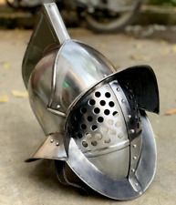 Medieval Murmillo Gladiator Helmet Knight Gladiator Movie Knight Battle Helmet picture