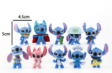 10PCS/SET Disney Stitch Angel Cartoon Mini Action Figures PVC Toys Dolls 5cm/2