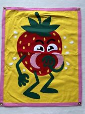 Strangelove Skateboards Oxford Pennant / Strawberry Cough Handmade Wool Banner picture