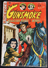 GUNSMOKE #9 Western Comics Inc 1950 Estate Sale Original Owner RARE picture