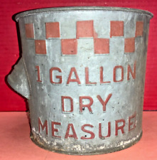 VTG Advertising Bucket “Feed Purina Right” 1 Gallon Dry Measure AS IS NO HANDLE picture