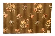 beautiful 1930s French velvet  cotton floral fabric 1552 picture
