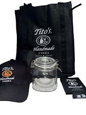 Titos Vodka Gift Set Jar, Hat, Koozie, bag picture