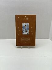 Disney Chronicles of Narnia Blank Journal Embossed Book Lion Witch Wardrobe Vtg picture