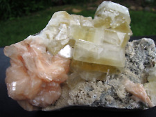 1.95LB Natural Apophyllite with Stilbite Cluster Rock Crystal- India picture