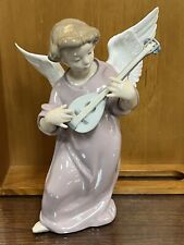 Lladro Heavenly Strings #5491 Angel Playing Mandolin picture