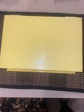 Vntg  1971 Betty Crocker Recipe Card Library 2 Tone Yellow Box Some Cards Gone picture