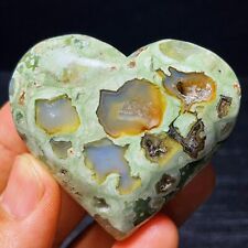 TOP 80G Natural Polished Kambaba Agate Heart-Shaped Crystal Healing L1975 picture