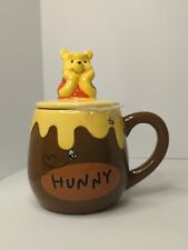 Winnie the Pooh MUG & LID Hunny HONEY FIGURAL TOP MUG Disney NEW 7