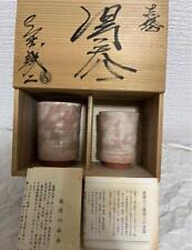 Hagi Ware  2-Person Teacup Set Seini Ohno Tea Utensils Japanese picture