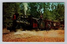 Branson MO-Missouri, Train Robbery On Frisco Silver, Antique, Vintage Postcard picture