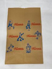 Vintage 1970’s Hamm’s beer paper bag picture