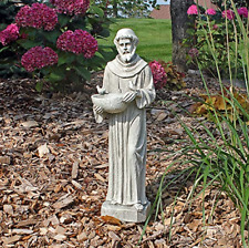 St Francis Sculpture Patron Saint of Nature Detailed Garden Statue Figurine 20