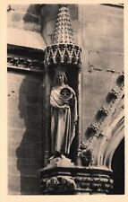 Vintage Postcard 1920's  La Sainte Chapelle Porche Sud Saint Louis Paris France picture