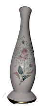 Carlton Ware 1950s Blush Pink Rose Bud Slip Vase 1950s design picture