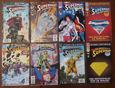 LOT OF 8 SUPERMAN COMIC BOOKS VARIOUS TITLES DC MODERN AGE  NICE GROUP Z2662 picture