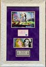 Mary Costa (Voice of Sleeping Beauty) signed custom framed display-PSA picture