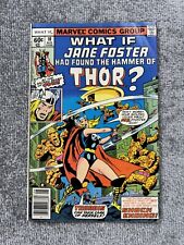 What If 10 1st Jane Foster as Thor MCU Raw Copy 1978 KEY ISSUE Thordis Marvel picture