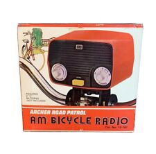 OPEN BOX Vintage Archer Road Patrol AM Bicycle Radio & Horn Tandy Radio Shack picture
