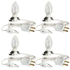 Christmas Village Lighting-Incandescent Bulb-6 FT Accessory Cord w/On/off Switch picture