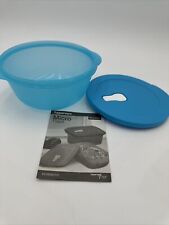 Tupperware CrystalWave Microwave 6.25 Cup Round Bowl Container Cristal Flash New picture