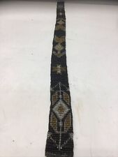 Beautiful Older Boy Scouts Beaded Black Gold Arrows Band 22” Order Of The Arrow? picture