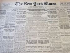 1936 OCTOBER 14 NEW YORK TIMES - REICH TO DISSOLVE COLONIAL LEAGUE - NT 6693 picture