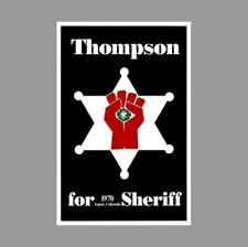 Hunter S. Thompson for Sheriff Die Cut Glossy Fridge Magnet picture