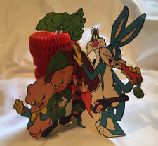 Warner Brothers Paper Cardboard Bugs Bunny Tweety Table Topper 1977 Ephemera VTG picture