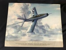 Vintage 1950's Republic XF-91 Print picture