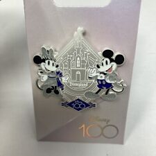 Disneyland 100th Anniversary Celebration Minnie And Mickey Mouse Castle Pin picture