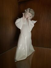Lladro “Mime Angel”  #4959 Glazed Porcelain Figurine, Spain 1997 picture