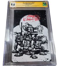 TMNT #1 Torpedo Comics Myst Box Edition B&W CGC 9.6 Signed Sketched Eastman picture