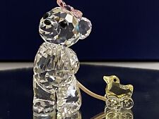 AUTHENTIC SWAROVSKI crystal figurine kris bear it's a girl NEW with MIRROR picture