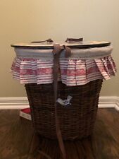 Tricia Lowenfield Handpainted Basket With Liner picture