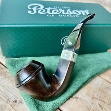 Peterson Sherlock Holmes Dark Smooth Hansom P-Lip Tobacco Pipe - New picture