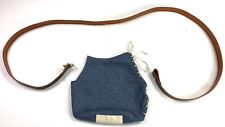 WWI FRENCH M1877 M1915 INFANTRY BLUE WOOLEN 2 LITER CANTEEN COVER & CARRY SLING picture