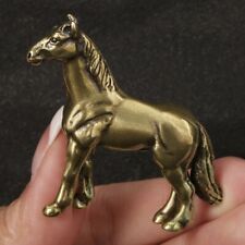 Brass Horse Figurine Small Horse Statue Animal Figurines Toys Desktop Decoration picture