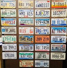 Large lot of 30 old colorful license plates - bulk - many states - low shipping picture