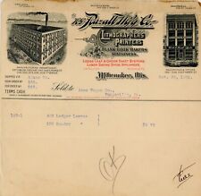 Milwaukee WI Billhead The K.G. Razall MFG Co 1902 Lithographers Printers picture