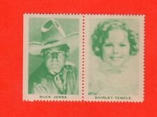 1930's  Shirley Temple/Buck Jones  Film Stamp Pair Very Rare picture