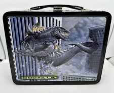 Vintage 1998 GODZILLA Movie Metal Lunchbox With Thermos Toho  picture