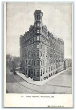 c1905 Hotel Rennert Exterior Building Street Baltimore Maryland Vintage Postcard picture