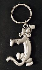 Pewter Disney TIGGER Winnie the Pooh Tiger Silver Metal Figurine Keychain V picture