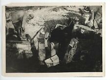 WORLD WAR FRANCE 1918 ORIGINAL WWI FRENCH ENGINEEERS PHOTO VINTAGE ENEMY QUARRY picture