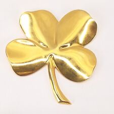 Vintage Gerity Four Leaf Clover Paperweight- 4.5