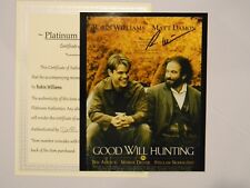 Good Will Hunting Robin Williams signed 8x10 Platinum Authentics COA AUTO RIP picture