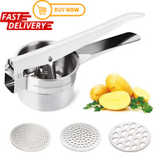 Heavy Duty Potato Ricer Masher stainless steel with 3 Removable discs picture
